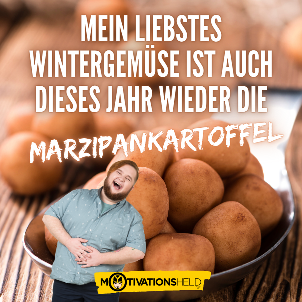 Mein liebstes Wintergemüse ist auch dieses Jahr wieder die Marzipankartoffel.