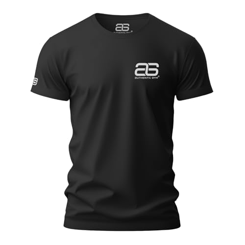 AKTIV Trainingsshirt Herren Schwarz Kurzarm Schnelltrocknend
