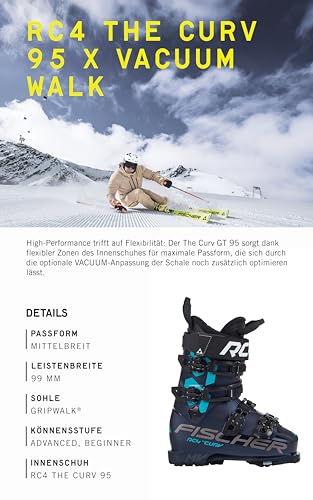 Fischer RC4 THE CURV 95 X Vacuum Walk Skischuh Damen