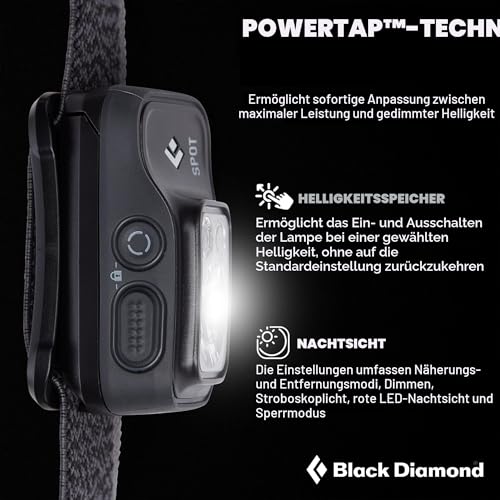 Black Diamond Spot 400 Stirnlampe Graphite