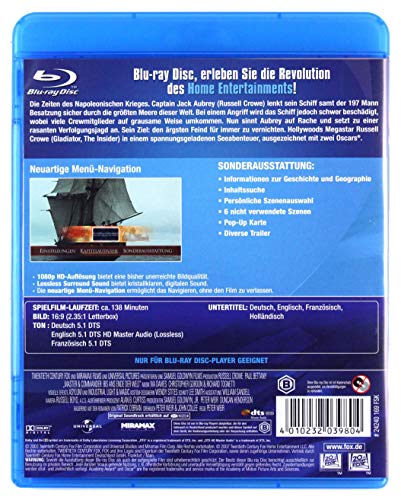 Master and Commander - Bis ans Ende der Welt (Blu-ray)