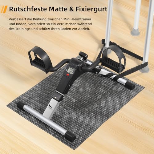 Minibike Heimtrainer mit LCD-Monitor und Widerstandsstufen