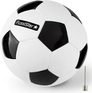 Fußball Größe 3 für Kinder 3-7 Jahre schwarz-weiß 290g