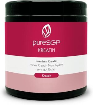 pureSGP Kreatin Monohydrat Pulver 240g aus Deutschland