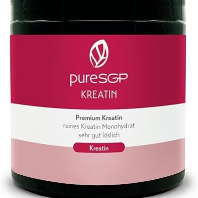 pureSGP Kreatin Monohydrat Pulver 240g aus Deutschland