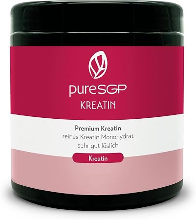 pureSGP Kreatin Monohydrat Pulver 240g aus Deutschland