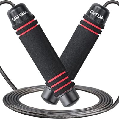 GRIFEMA Speed Rope Springseil verstellbar mit Schaumgriffen