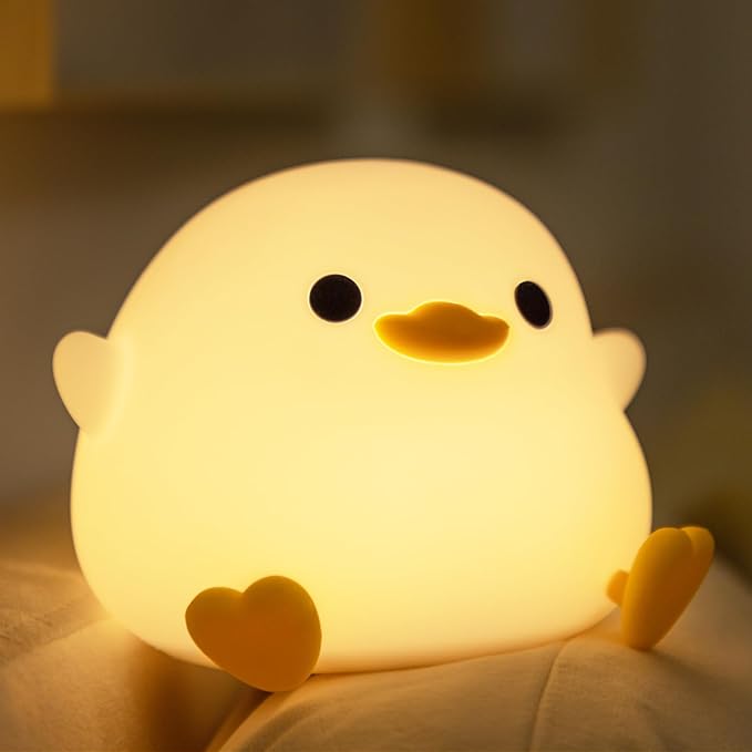 Niedliche Enten-LED-Nachtlicht mit Touch-Steuerung