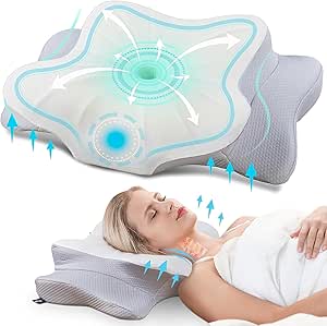 Ergonomisches Nackenkissen mit Armauflage & 2 Höhen