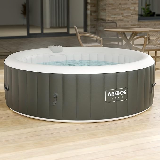 Aufblasbarer Whirlpool für 6 Personen mit 130 Massagedüsen