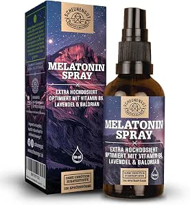 Melatonin-Spray mit Ashwagandha & Baldrian – 330 Tage Vorrat