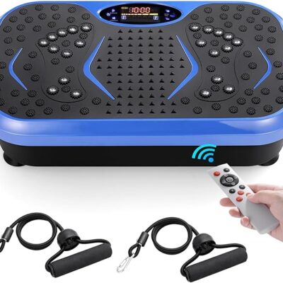TLGREEN Vibrationsplatte mit 99 Stufen und 5 Programmen