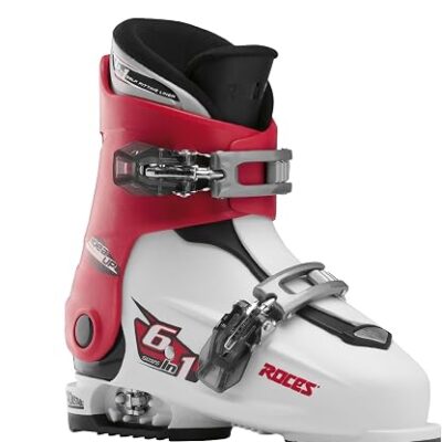 Roces Idea Up Kinder-Skischuhe größenverstellbar pink-weiß