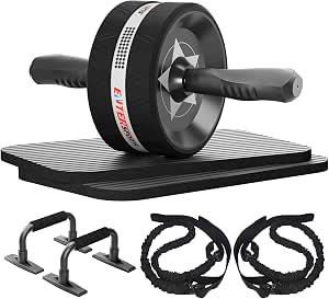 EnterSports Bauchroller mit zwei Kniematten