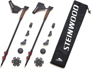 Steinwood Carbon Nordic Walking Stöcke verstellbar