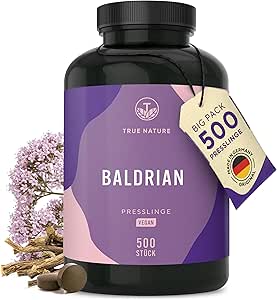 Baldrian Presslinge hochdosiert – 1000mg Baldrianwurzel täglich