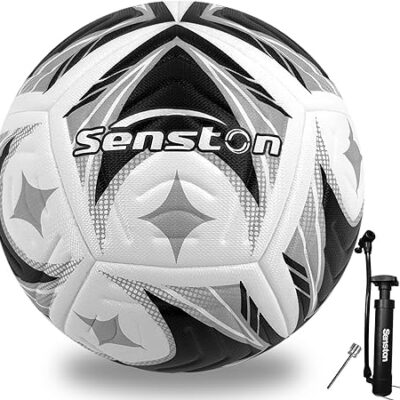Senston Fussball mit Pumpe Größe 4/5 für Training