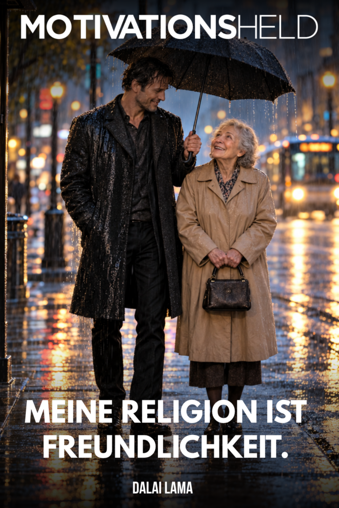 Dalai Lama Zitat über Freundlichkeit