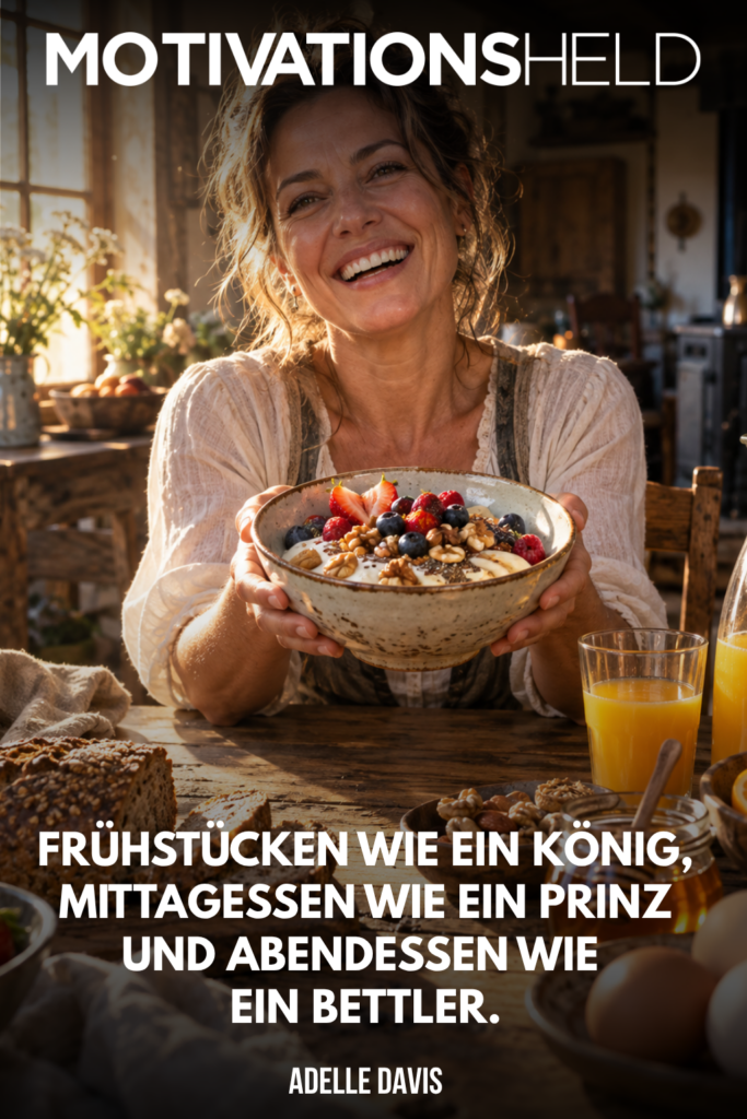 Adelle Davis Zitat über das Frühstück
