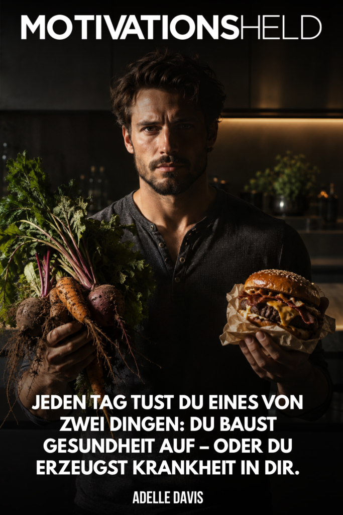 Adelle Davis Zitat über die tägliche Entscheidung für Gesundheit